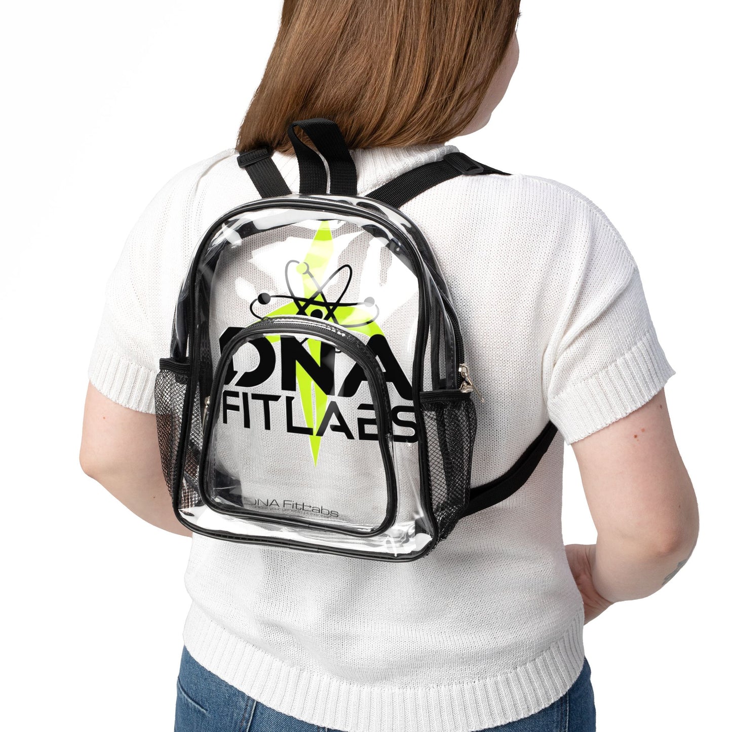 Clear Stadium Backpack | Transparent Sports Bag, Game Day Essential, Outdoor Festival Gear, Clear Mini Backpack, School Bag