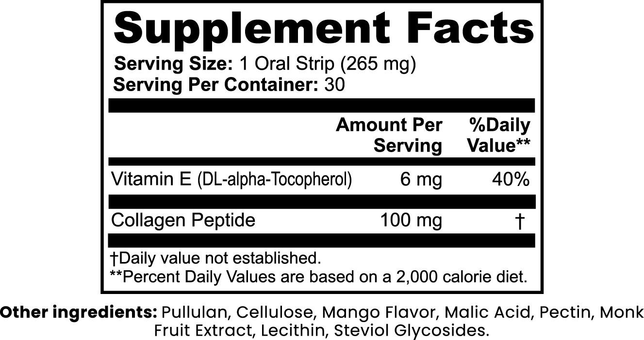 DNA FitLabs Beauty + Collagen Strips