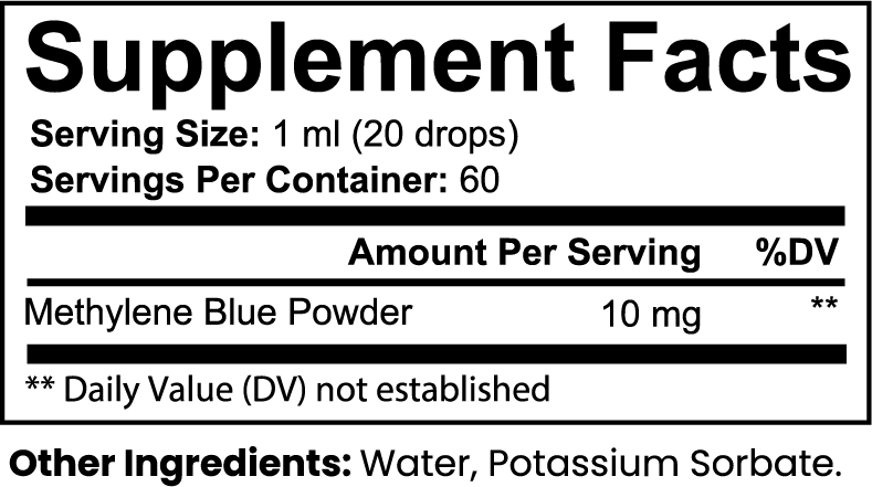 DNA FitLabs Methylene Blue Drops