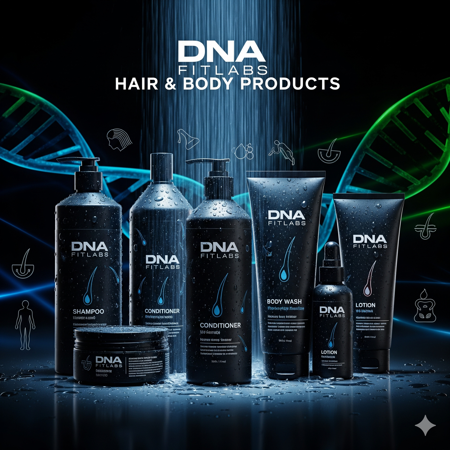 DNA FitLabs Hair & Body Products