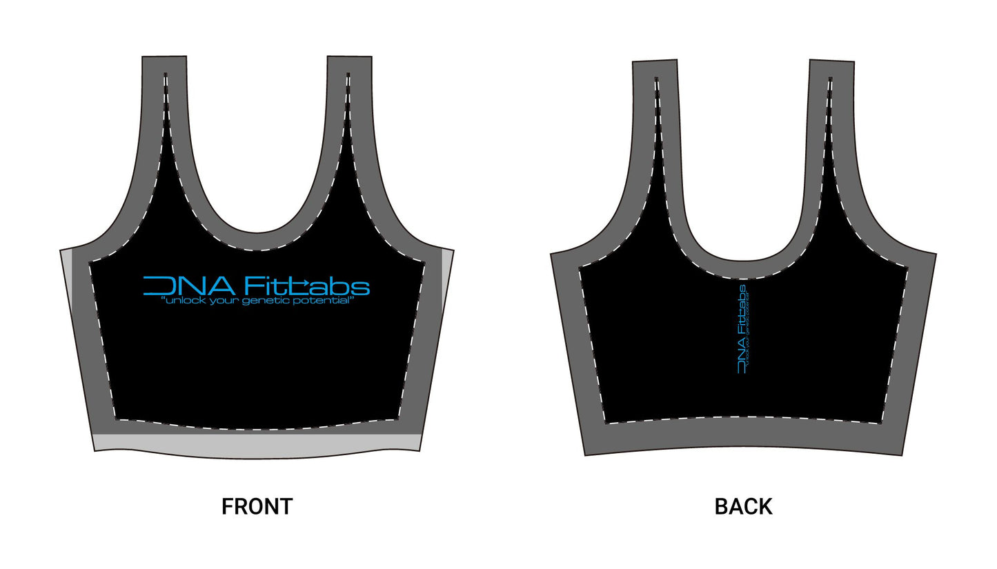 Stylish Polyester Sports Bra for Active Women, Workout Gear, Fitness Apparel, Gym Wear, Gifts for Athletes, AOP Design