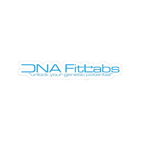 DNA Fit Labs Kiss-Cut Stickers | Fitness Motivation Decals, Laptop Stickers, Gym Decor, Unlock Your Potential, Unique Gift