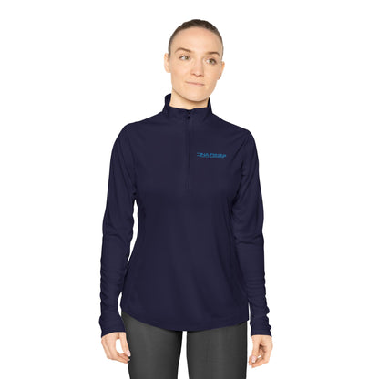 Ladies Quarter-Zip Pullover, Stylish Activewear, Comfort Layer, Sports Gift, Casual Chic Top, Fitness Apparel