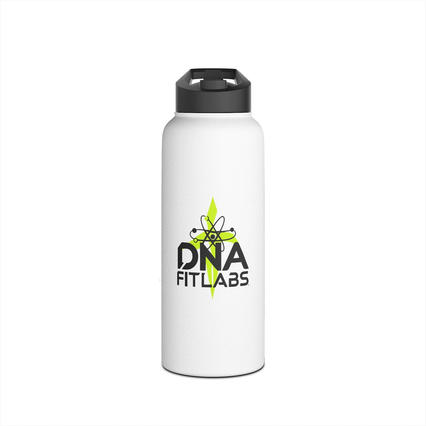 DNA Fit Labs Stainless Steel Water Bottle - Durable Hydration for Fitness, Gym, Outdoors, Sports, Travel