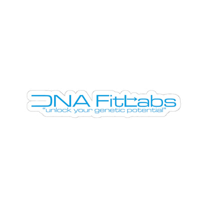 DNA Fit Labs Kiss-Cut Stickers | Fitness Motivation Decals, Laptop Stickers, Gym Decor, Unlock Your Potential, Unique Gift
