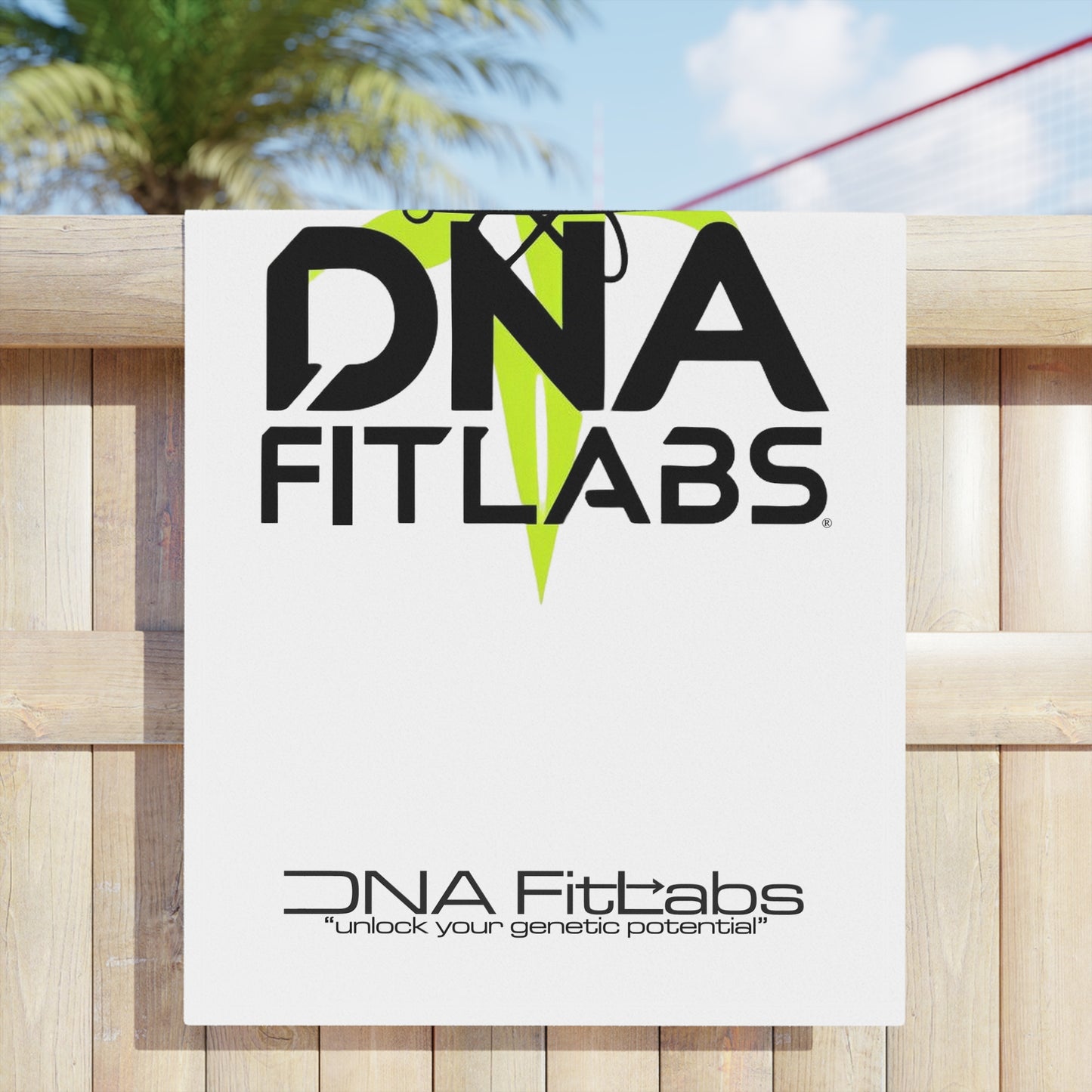 DNA Fitlabs Beach Towel - Stylish Summer Essential, Perfect for Pool Days, Gym, and Vacations, Fun Gift for Fitness Enthusiasts