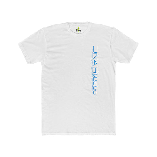 Unisex Cotton Crew Tee with DNA Fit Tabs Design, Casual Wear, Science Lover Gift, Graphic Tee, Everyday Essentials, Gift for Him/Her