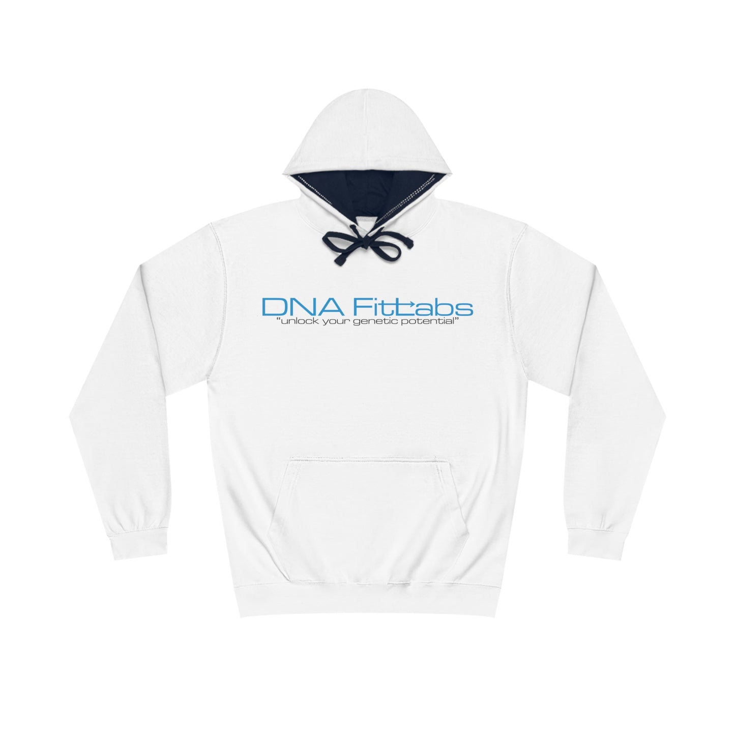 Unisex Varsity Hoodie - Unlock Your Genetic Potential, Casual Wear, Fitness Gift, College Apparel, Cozy Hoodie, Unique Gift Idea