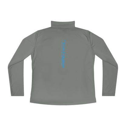 Ladies Quarter-Zip Pullover, Stylish Activewear, Comfort Layer, Sports Gift, Casual Chic Top, Fitness Apparel