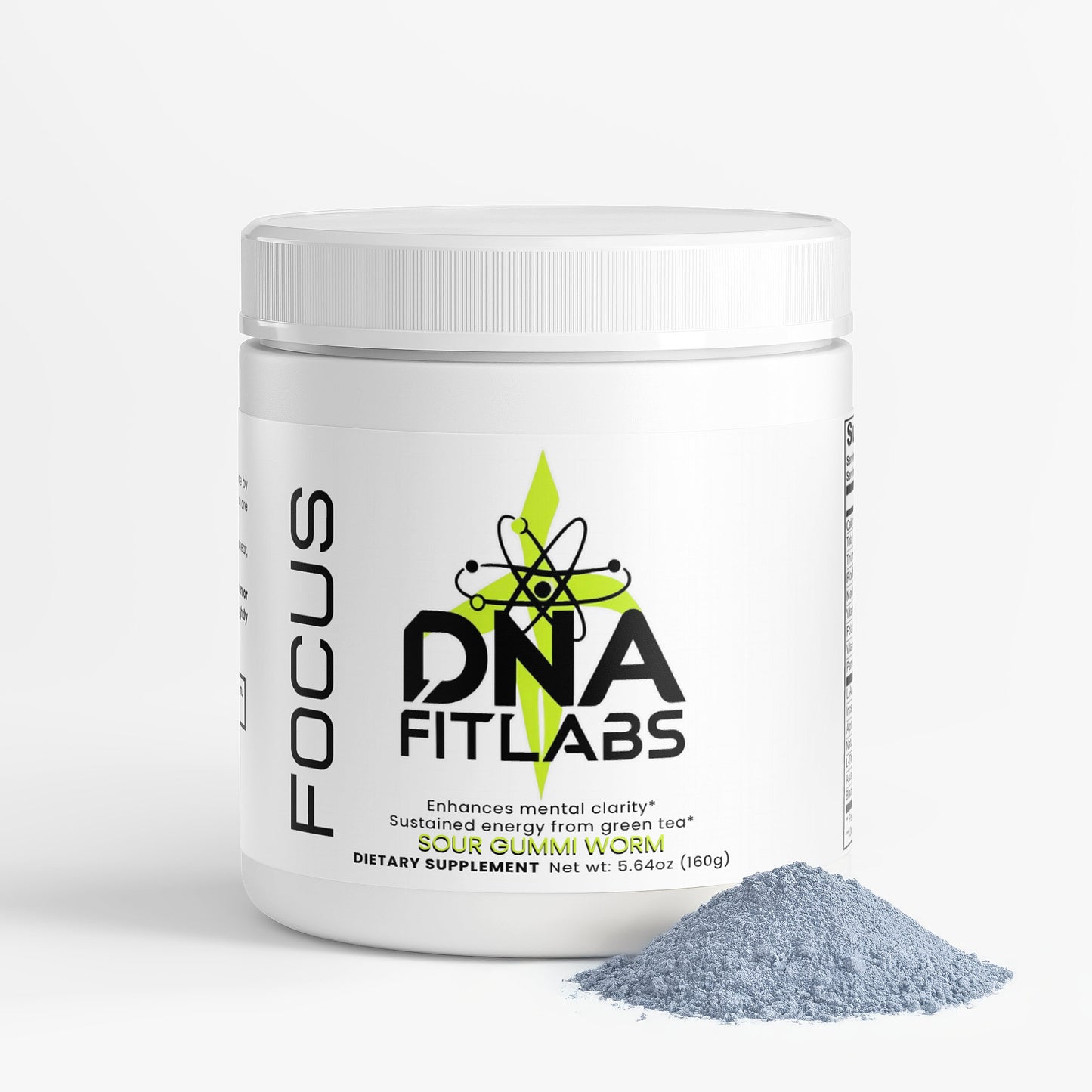 DNA FITLABS Focus Powder (Sour Gummi Worm)