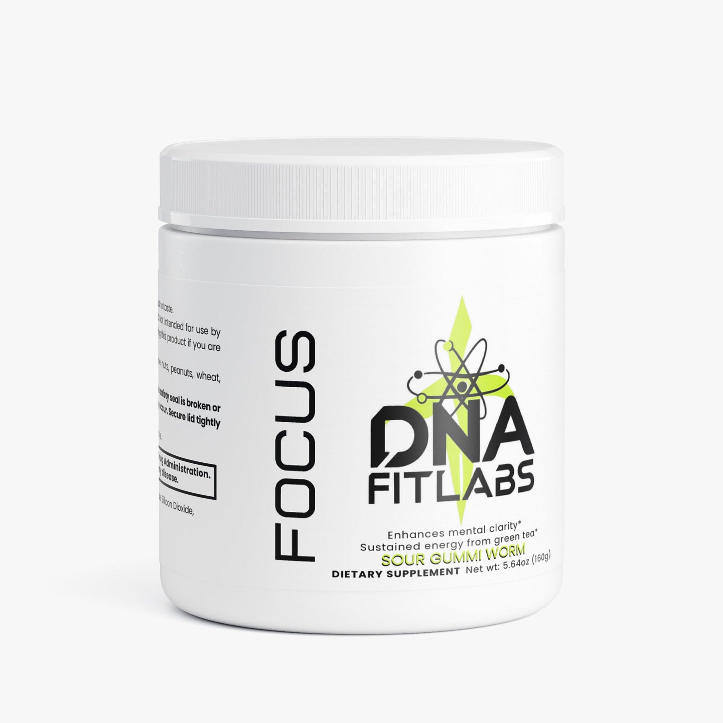 DNA FITLABS Focus Powder (Sour Gummi Worm)
