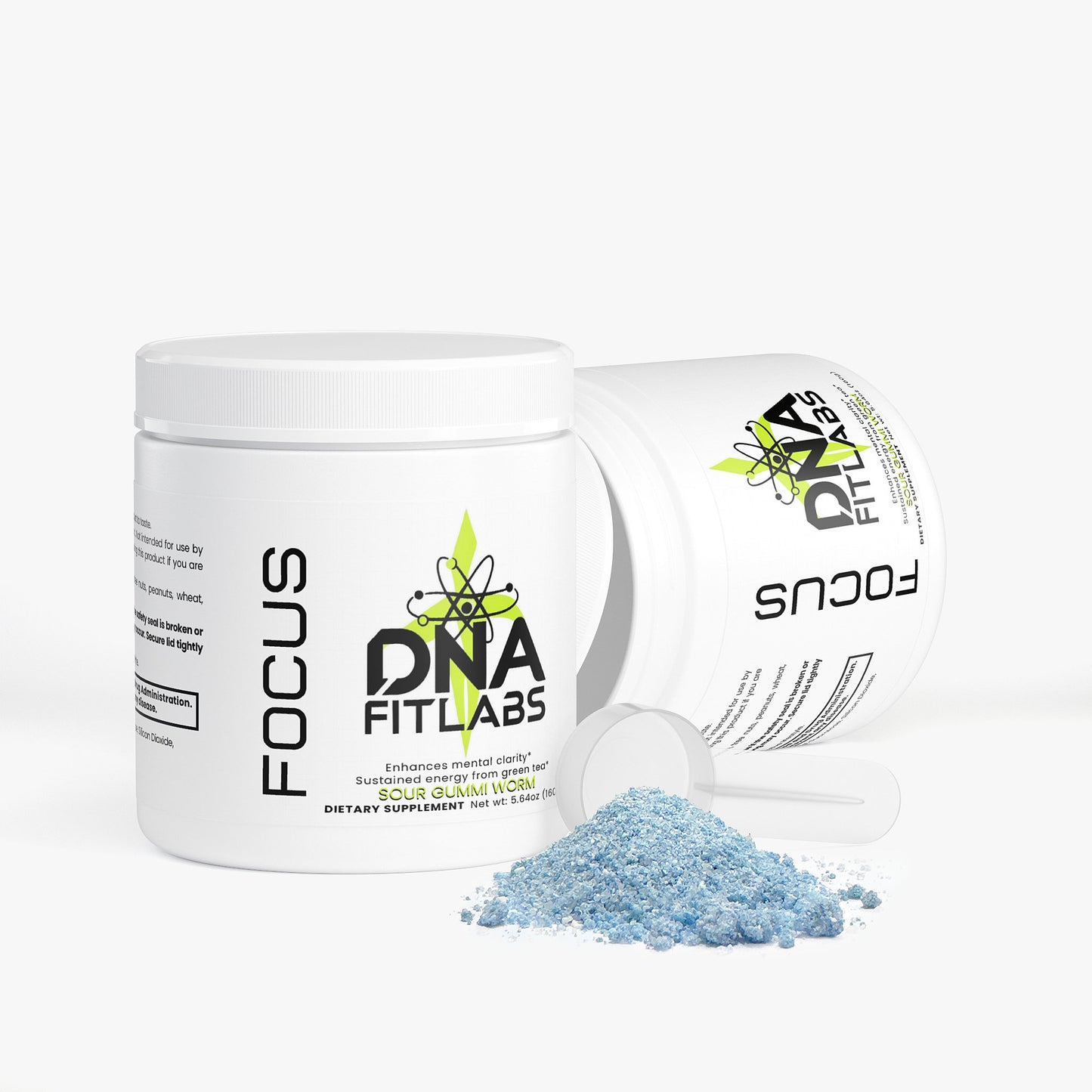 DNA FITLABS Focus Powder (Sour Gummi Worm)