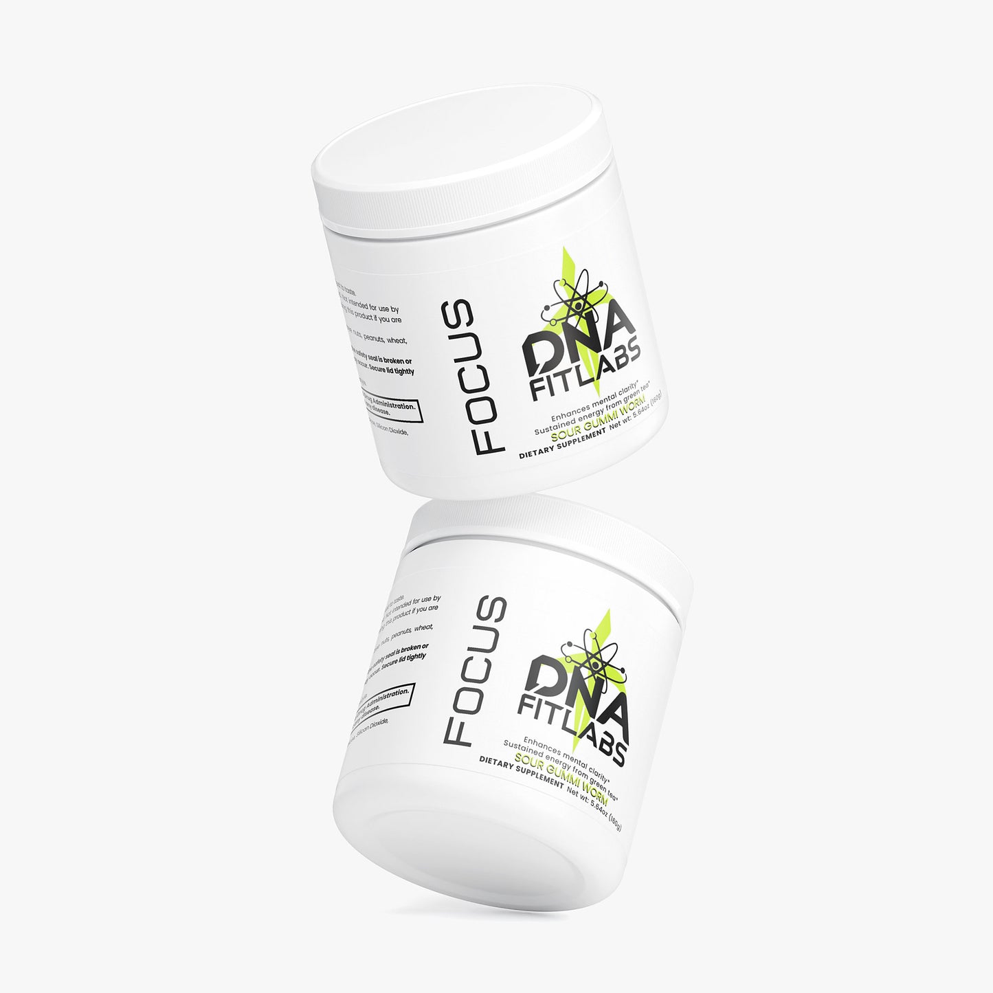 DNA FITLABS Focus Powder (Sour Gummi Worm)