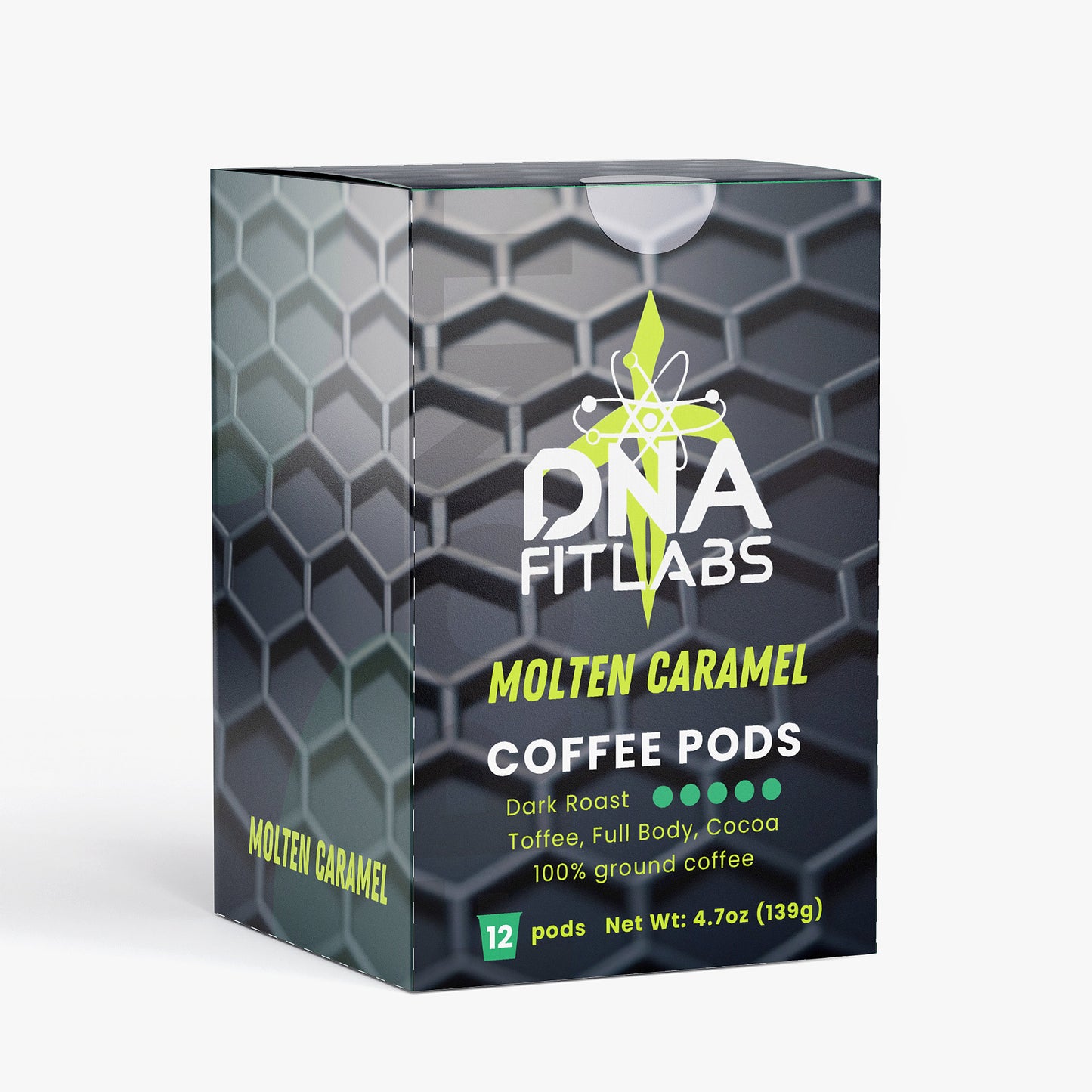 DNA FitLabs Molten Caramel Coffee Pods (Dark Roast)