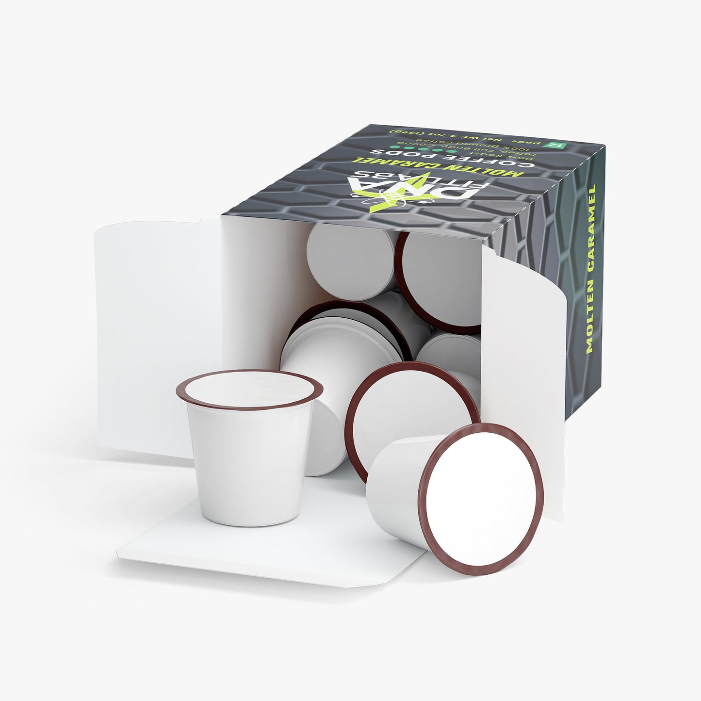 DNA FitLabs Molten Caramel Coffee Pods (Dark Roast)