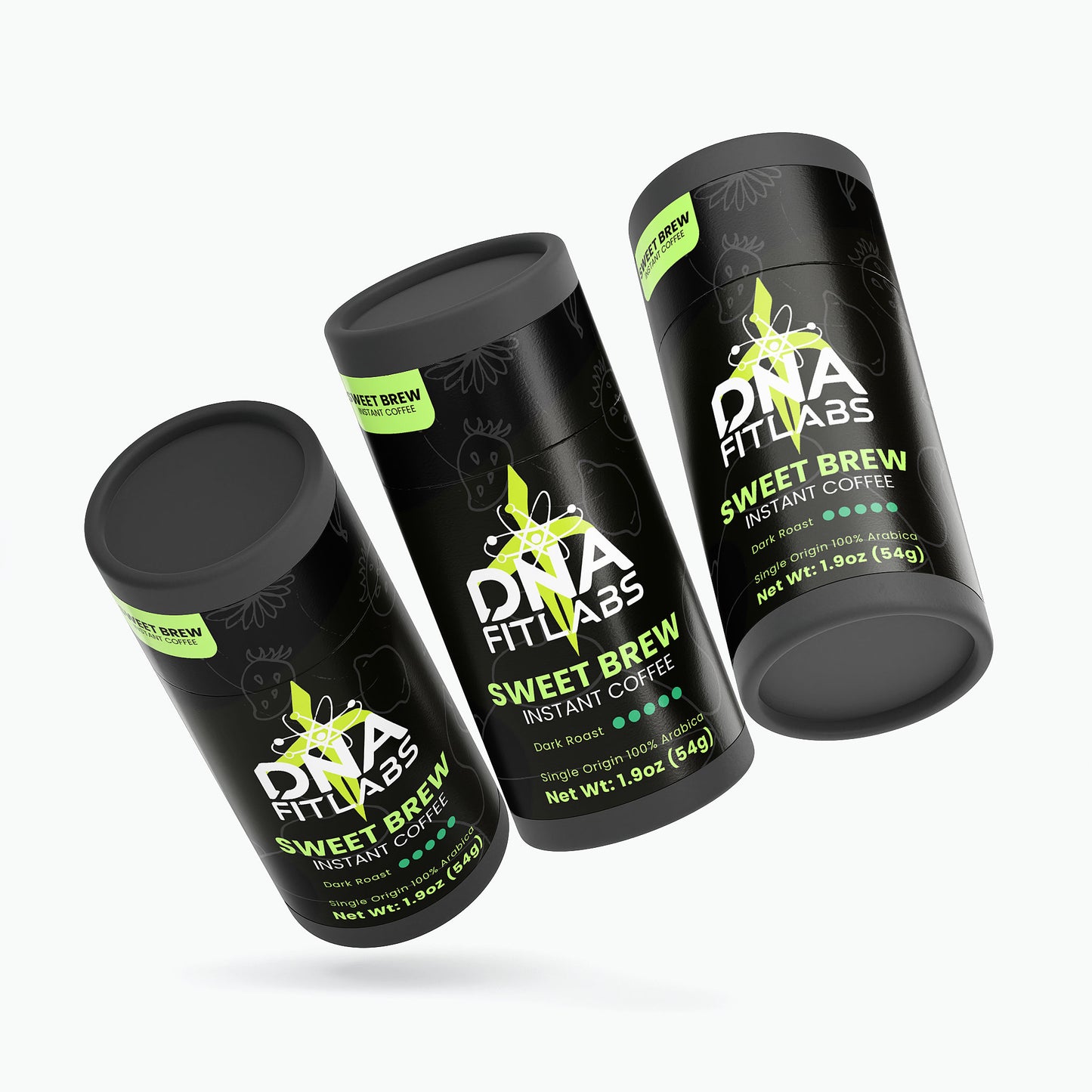 DNA FitLabs Sweet Brew Instant Coffee (Dark Roast)