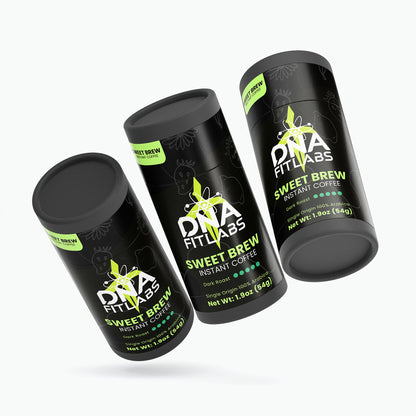 DNA FitLabs Sweet Brew Instant Coffee (Dark Roast)