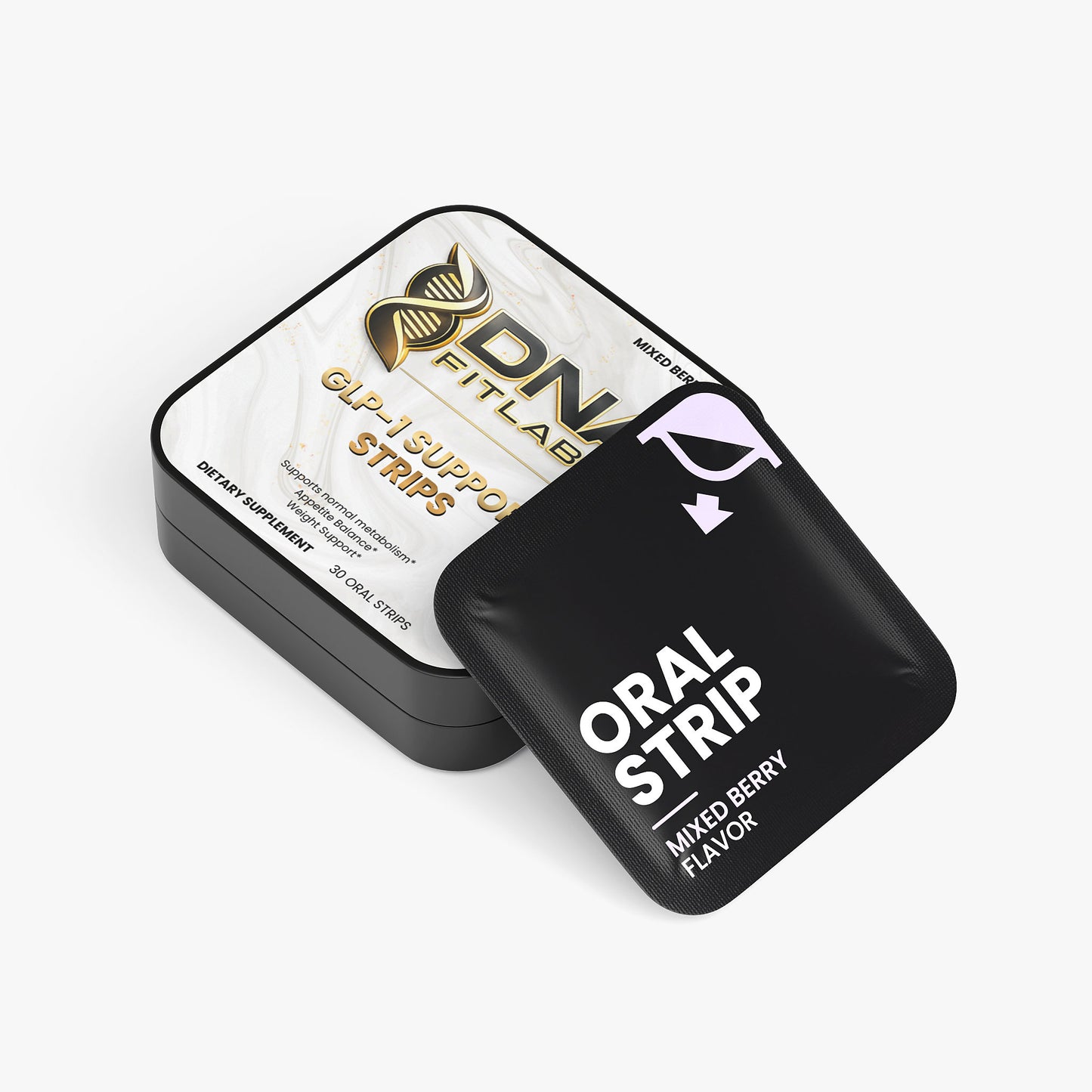 DNA FitLabs GLP-1 Support Appetite Balance & Weight Support Strips