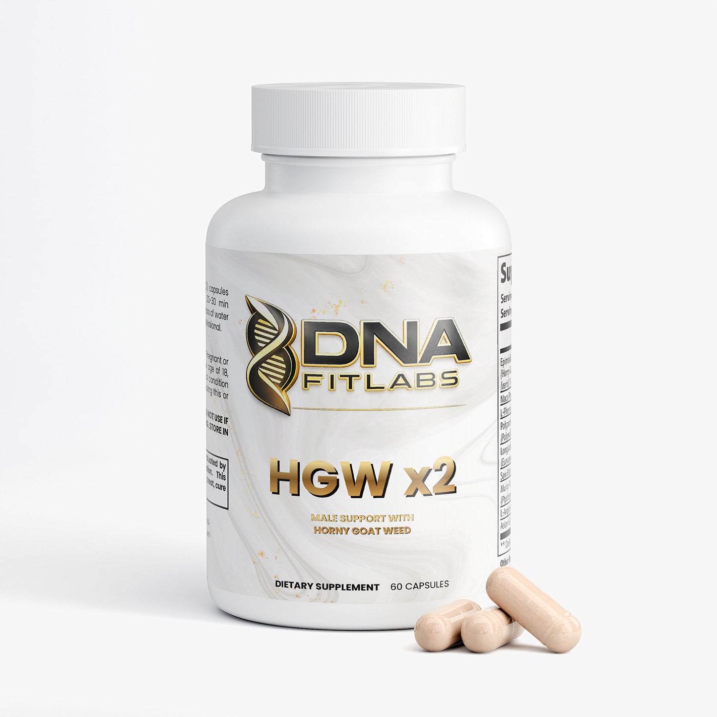 DNA FitLabs HGW x2 Male Support  Blend