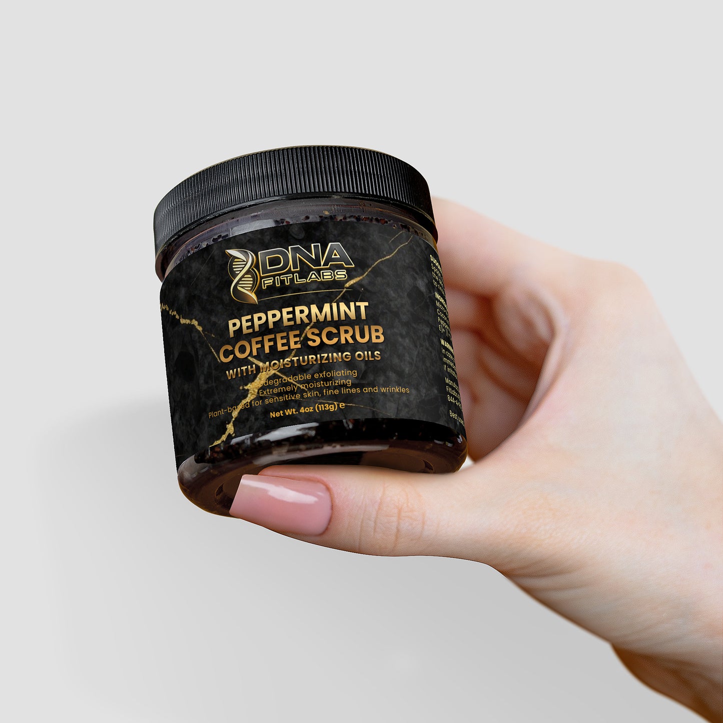 DNA FitLabs Peppermint Coffee Scrub