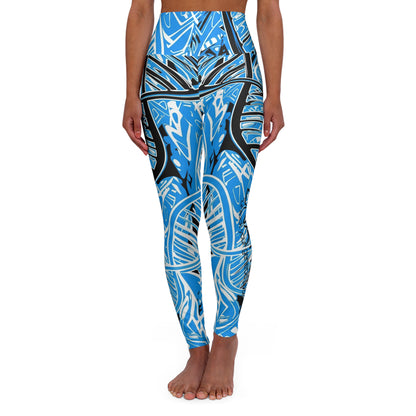 Vibrant High Waisted Yoga Leggings, Activewear, Fitness, Workout, Athleisure, Yoga, Exercise, Gift for Her