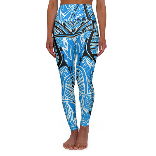 Vibrant High Waisted Yoga Leggings, Activewear, Fitness, Workout, Athleisure, Yoga, Exercise, Gift for Her