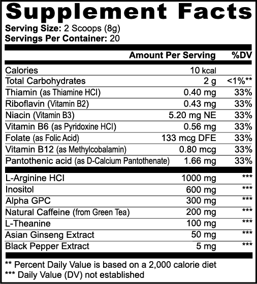 DNA FITLABS Focus Powder (Sour Gummi Worm)