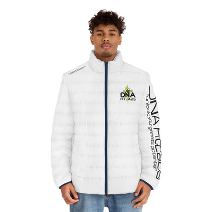 DNA Fit Labs Men's Puffer Jacket - Unlock Your Genetic Potential