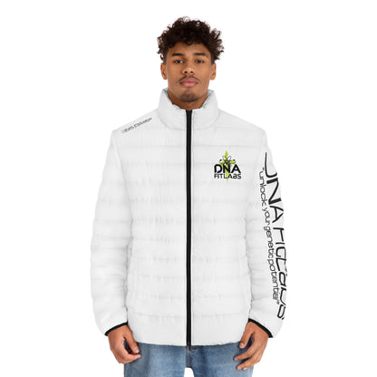 DNA Fit Labs Men's Puffer Jacket - Unlock Your Genetic Potential