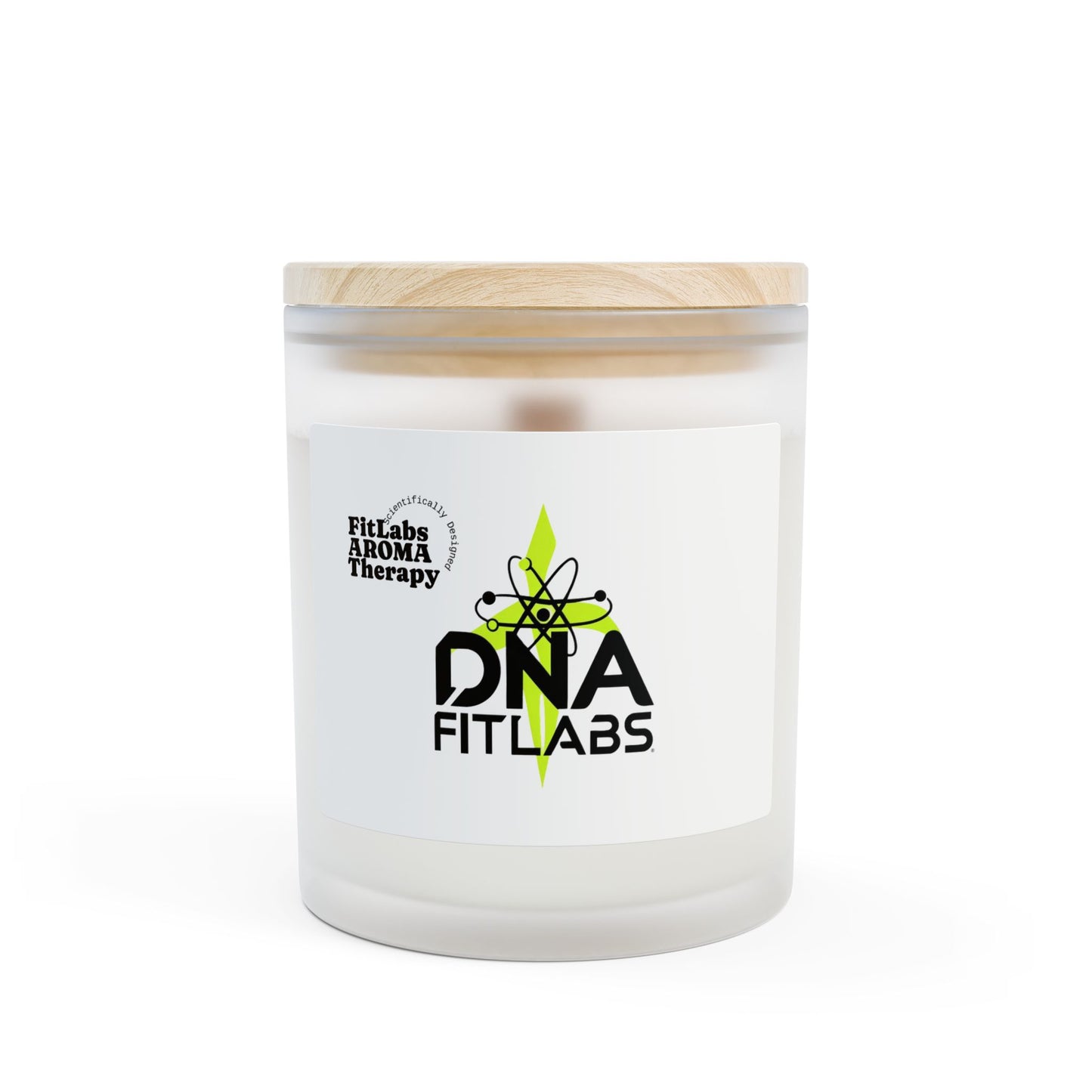FitLabs DNA Frosted Glass Candle - Aromatherapy, Relaxation, Home Decor, Gift Idea, Self-Care Essential