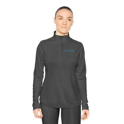 Ladies Quarter-Zip Pullover, Stylish Activewear, Comfort Layer, Sports Gift, Casual Chic Top, Fitness Apparel