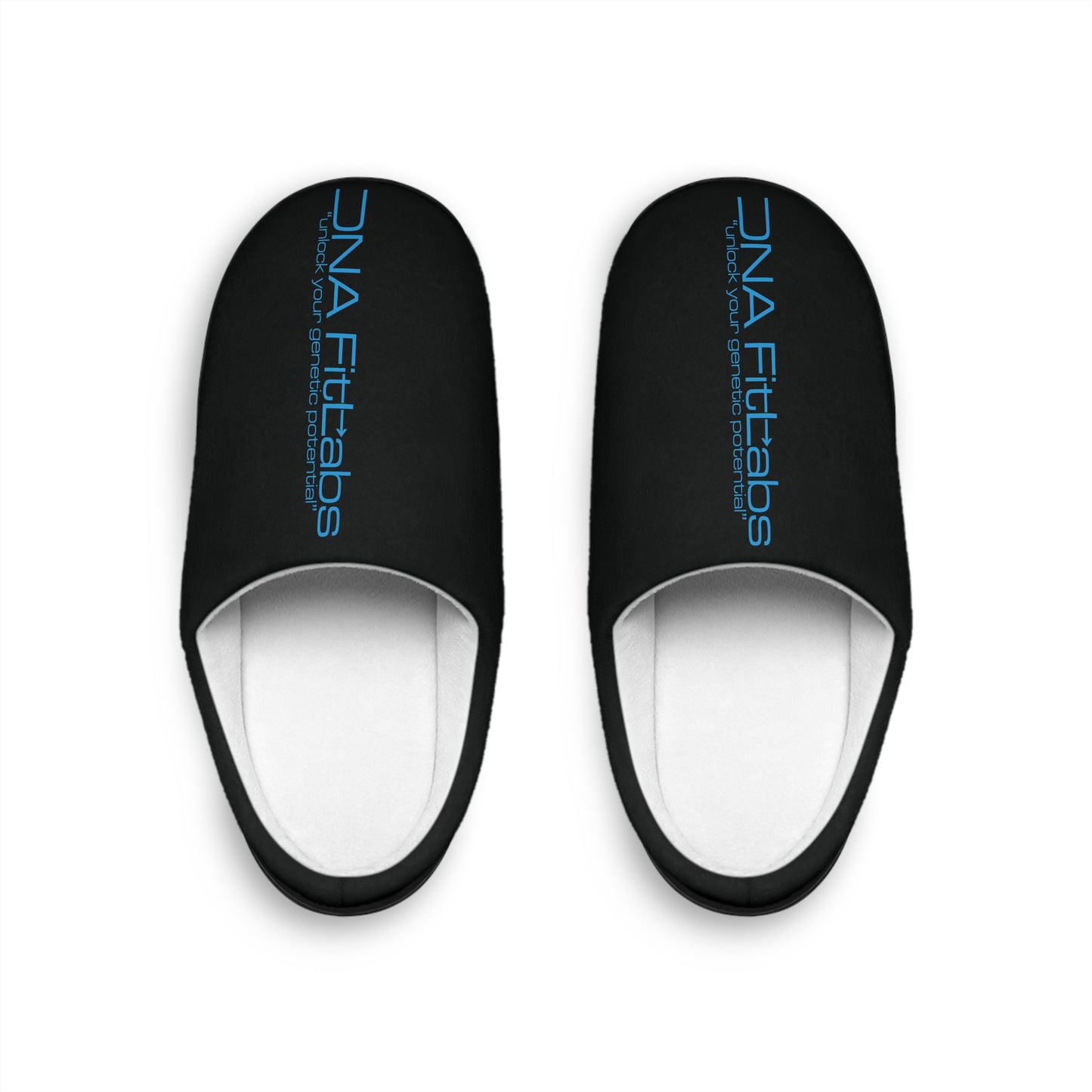 Cozy Indoor Slippers for Men, Personalized Comfort Slippers, Gift for Home, Relaxation Shoes, DNA Fittabs Style