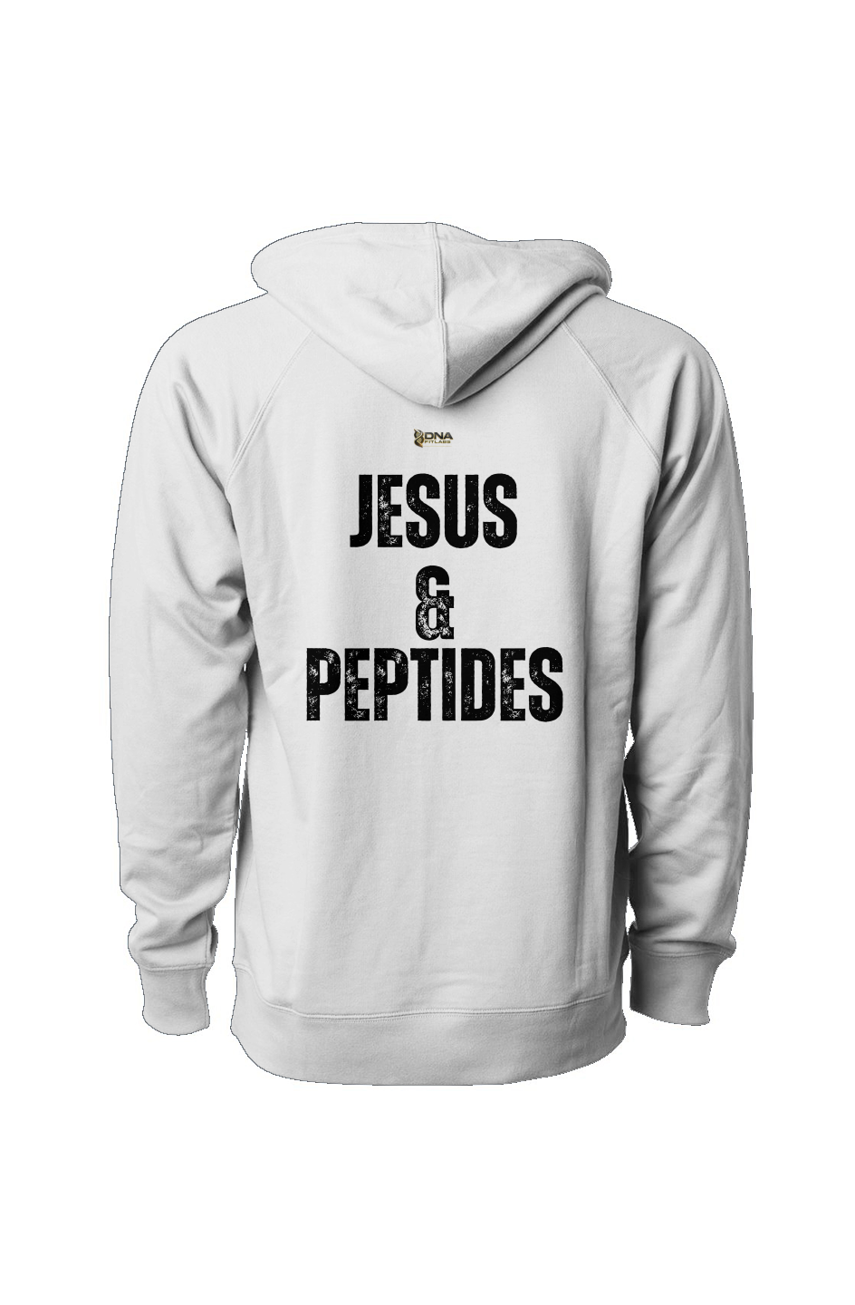 Powered By Jesus & Peptides Icon Loopback Terry Hooded Sweatshirt