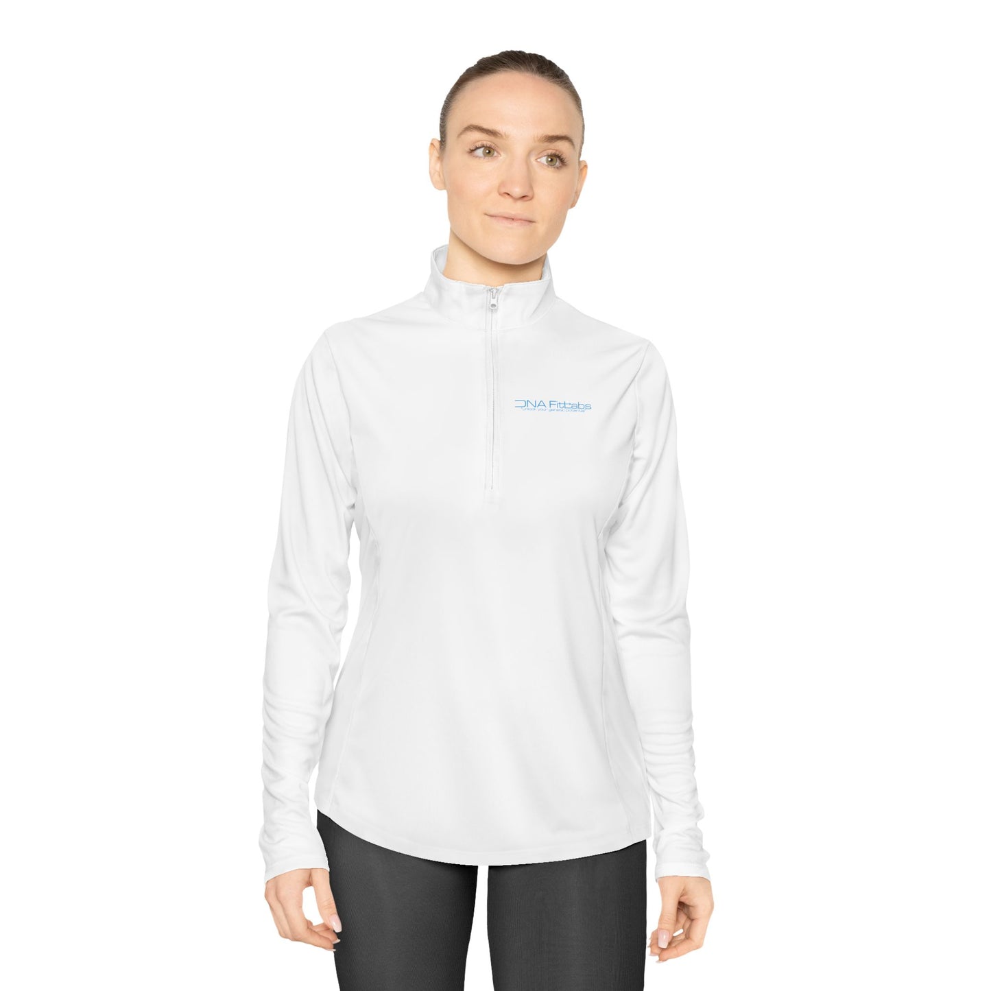 Ladies Quarter-Zip Pullover, Stylish Activewear, Comfort Layer, Sports Gift, Casual Chic Top, Fitness Apparel