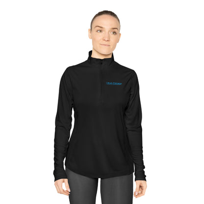 Ladies Quarter-Zip Pullover, Stylish Activewear, Comfort Layer, Sports Gift, Casual Chic Top, Fitness Apparel