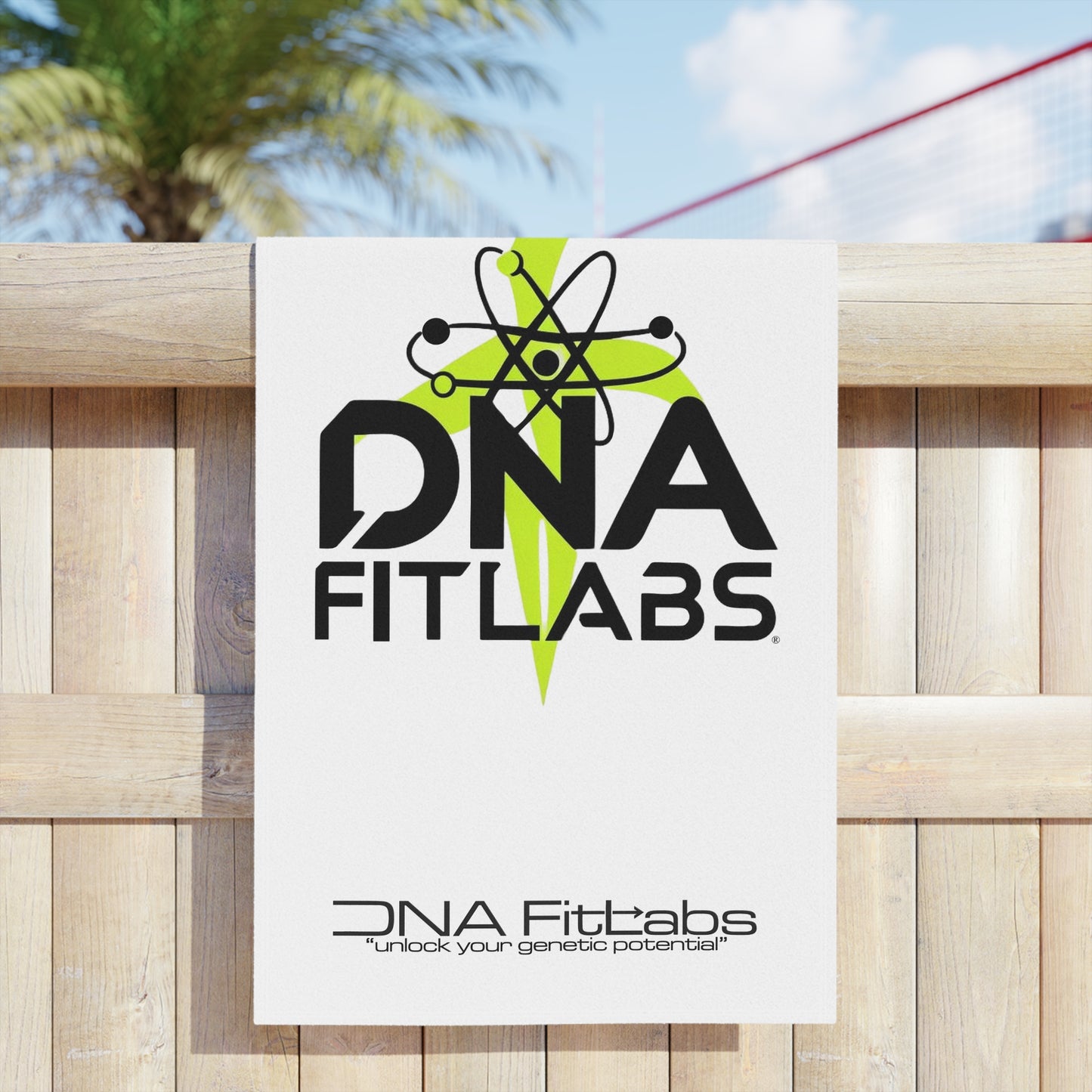 DNA Fitlabs Beach Towel - Stylish Summer Essential, Perfect for Pool Days, Gym, and Vacations, Fun Gift for Fitness Enthusiasts