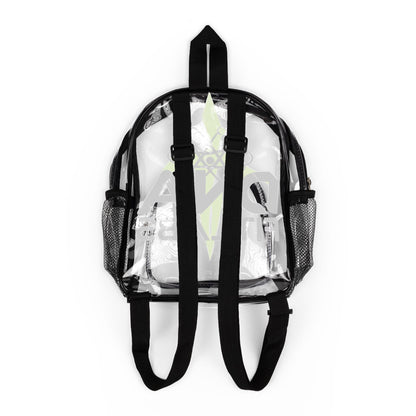 Clear Stadium Backpack | Transparent Sports Bag, Game Day Essential, Outdoor Festival Gear, Clear Mini Backpack, School Bag