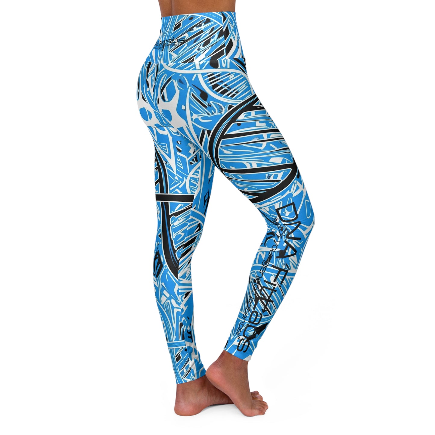 Vibrant High Waisted Yoga Leggings, Activewear, Fitness, Workout, Athleisure, Yoga, Exercise, Gift for Her
