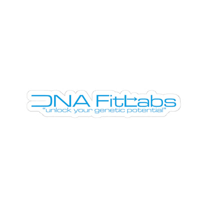 DNA Fit Labs Kiss-Cut Stickers | Fitness Motivation Decals, Laptop Stickers, Gym Decor, Unlock Your Potential, Unique Gift