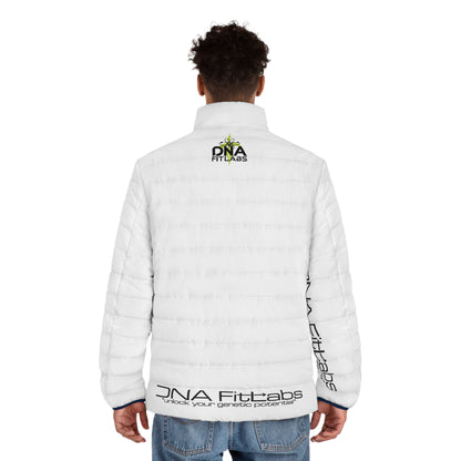 DNA Fit Labs Men's Puffer Jacket - Unlock Your Genetic Potential