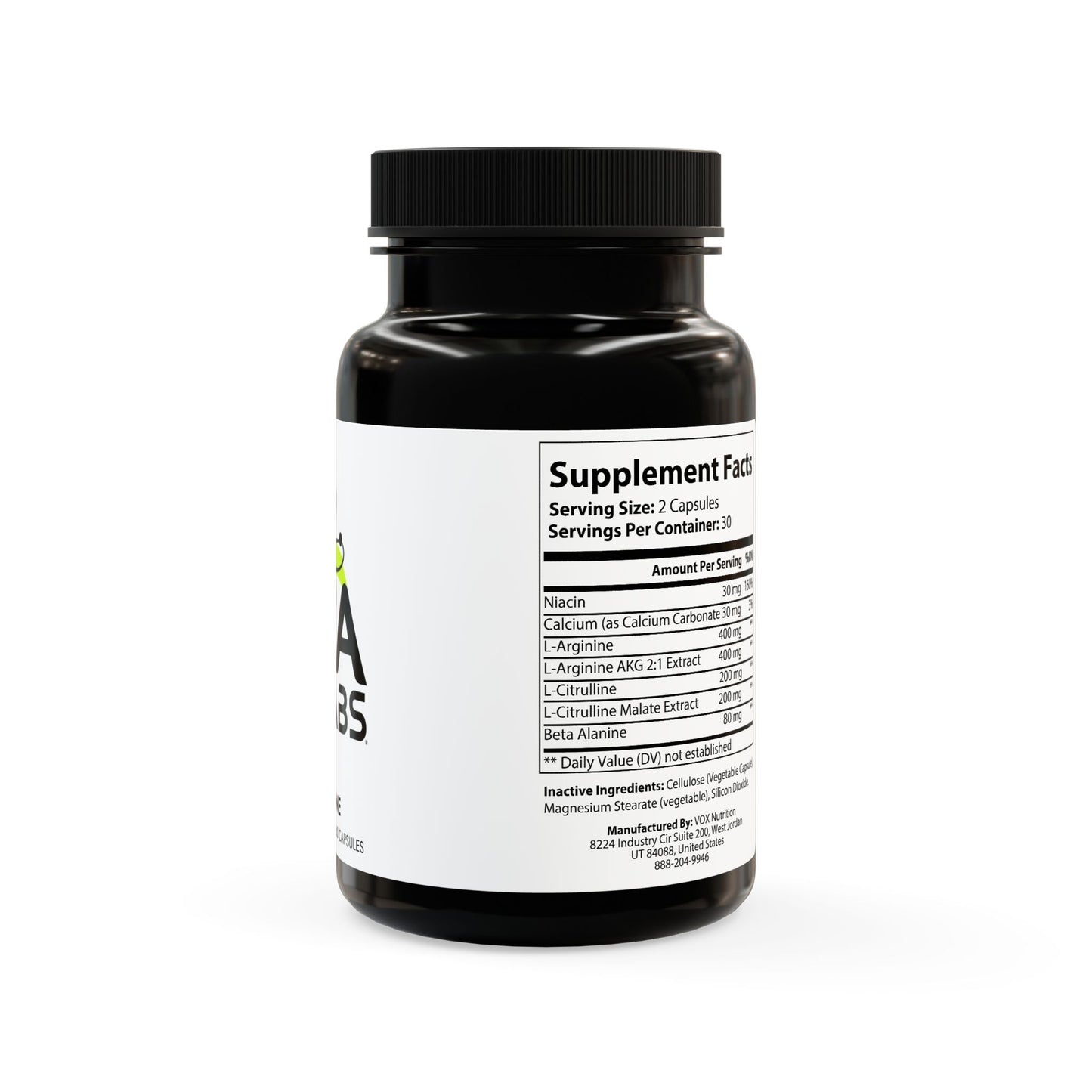 L-Arginine Supplement (60 Capsules)