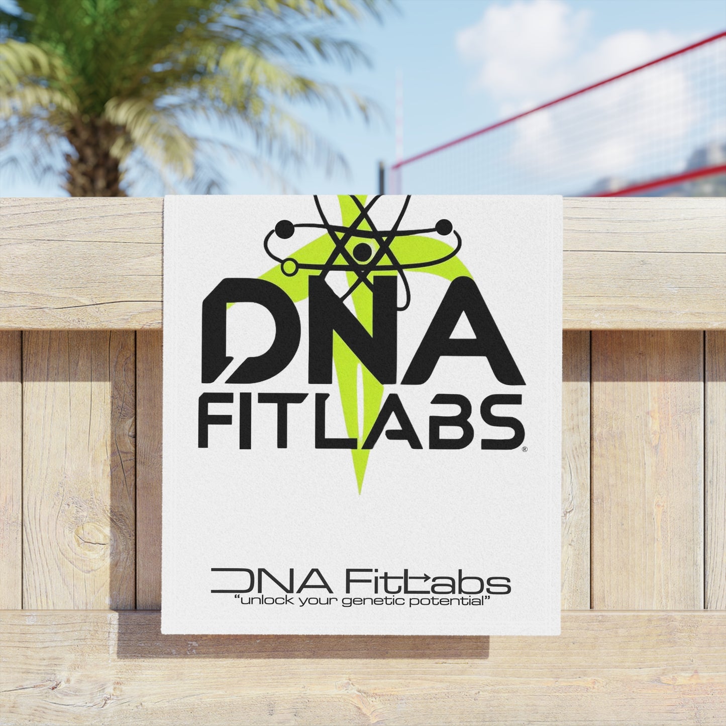 DNA Fitlabs Beach Towel - Stylish Summer Essential, Perfect for Pool Days, Gym, and Vacations, Fun Gift for Fitness Enthusiasts