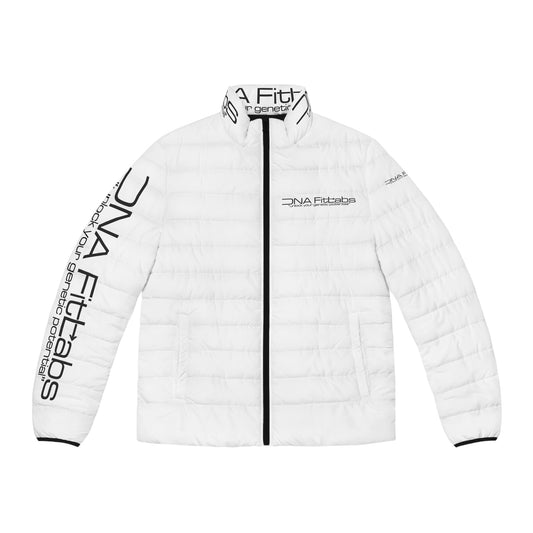 Stylish Men's Puffer Jacket (white), Lightweight Outerwear, Winter Fashion, Casual Wear, Gift for Him, Trendy Jacket