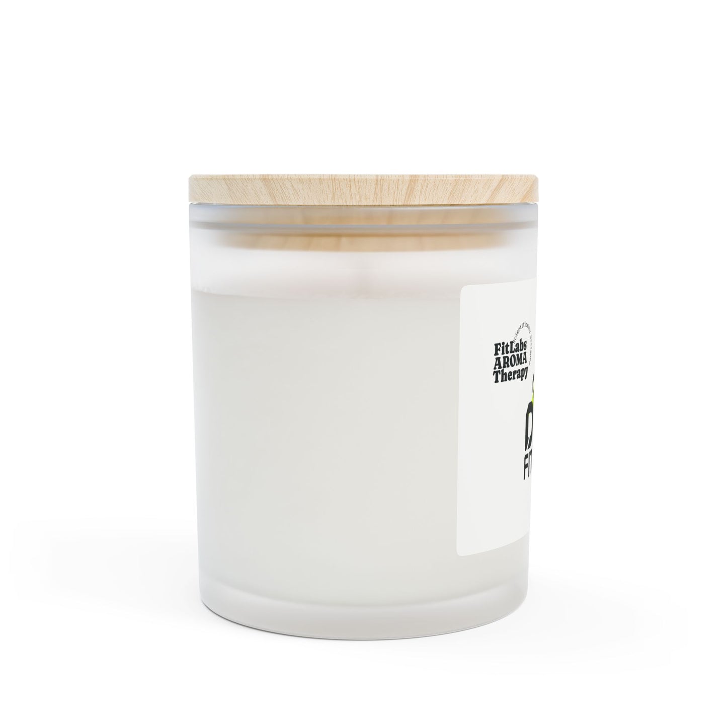 FitLabs DNA Frosted Glass Candle - Aromatherapy, Relaxation, Home Decor, Gift Idea, Self-Care Essential