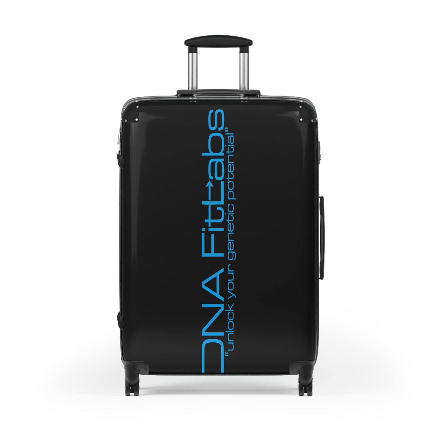 DNA Fit-labs Travel Suitcase - Unlock Your Genetic Potential, Luggage for Fitness Enthusiasts, Travel Gear, Health & Wellness Gift