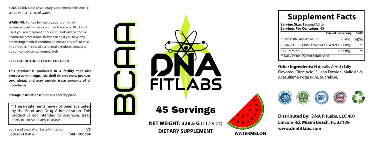 BCAA Watermelon 45 serving