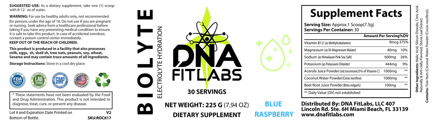 BIOLYTE - ION + Select Electrolyte Formula