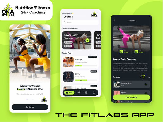The FitLabs Fitness & Nutrition App (coming 10.25)