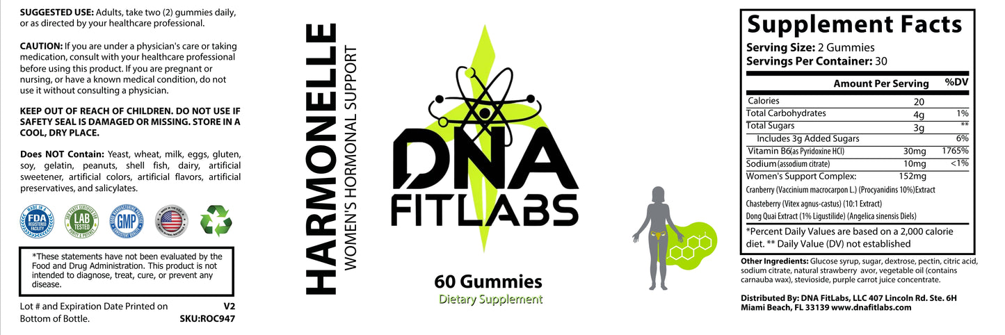 HARMONELLE - Premium Women's Hormonal Support Gummies