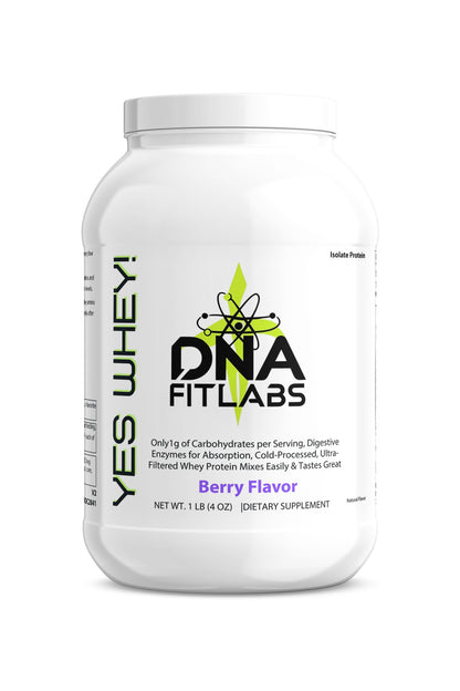 YES WAY 1lb Whey Armor Isolate Protein Berry